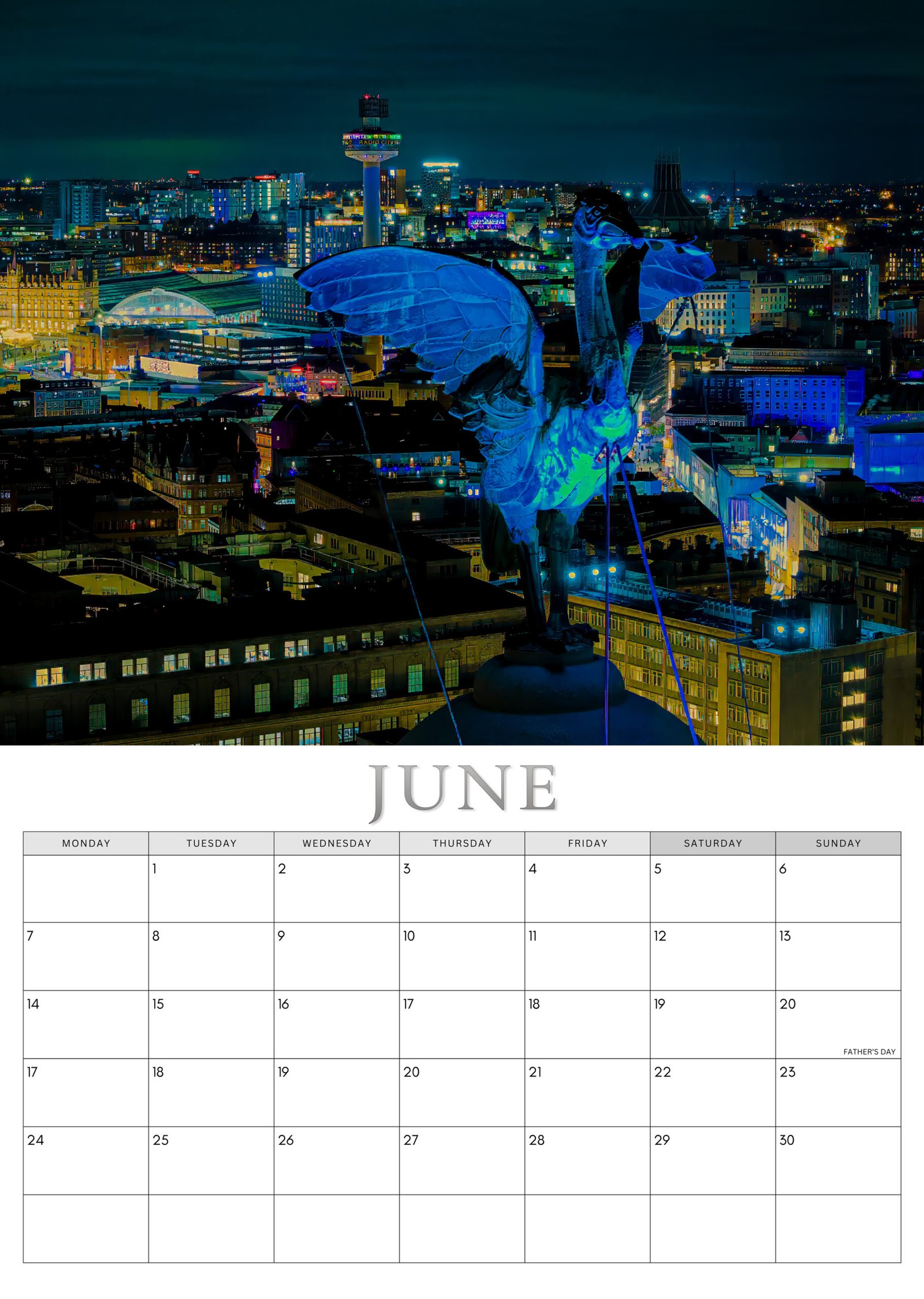Liverpool calendar June