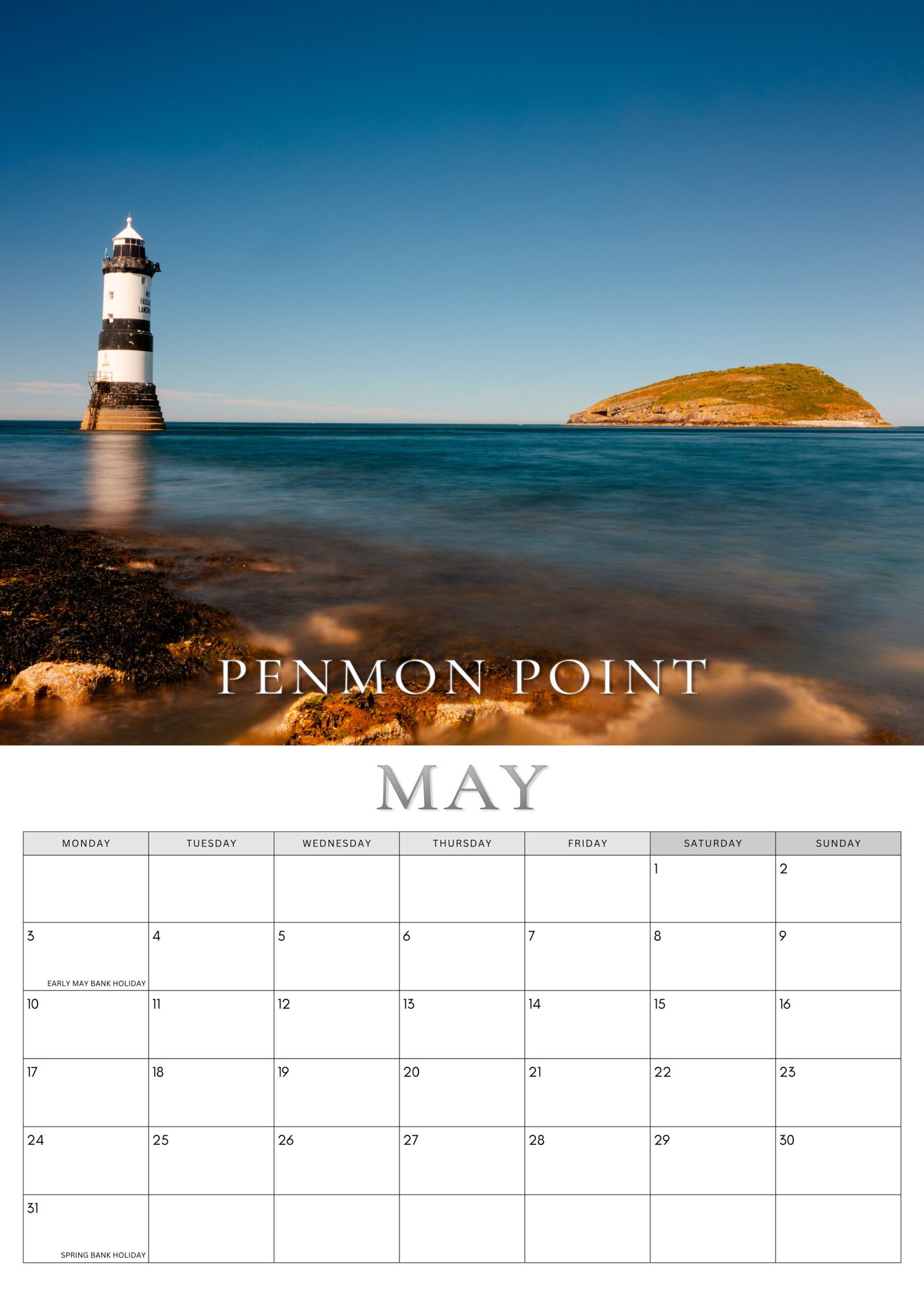 North Wales calendar May