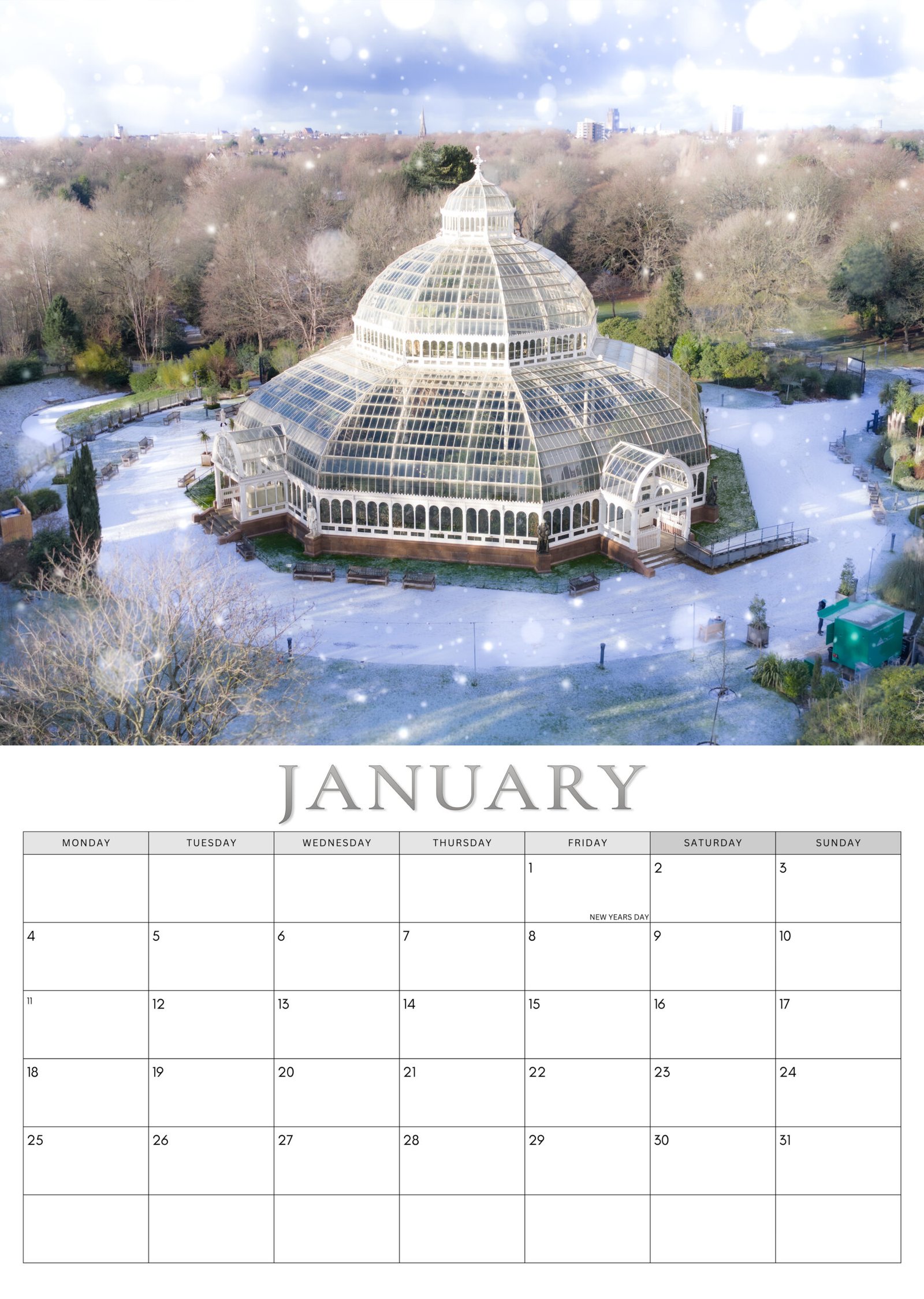 Liverpool calendar January