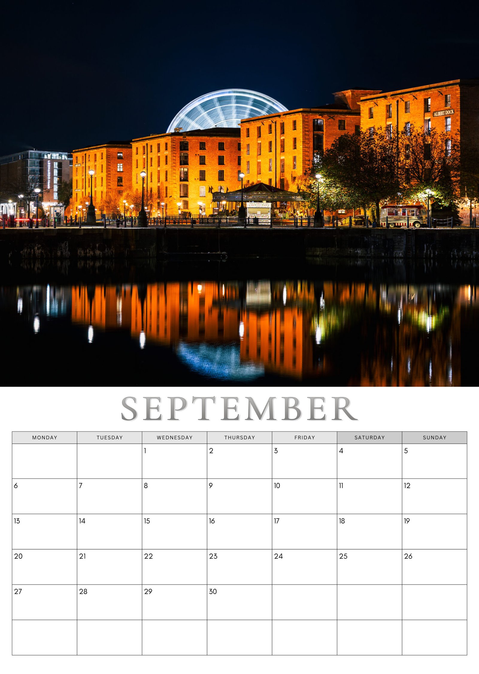 Liverpool calendar September